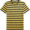 Polo Custom Slim Fit Striped Cotton Knit Short Sleeve T-Shirt Men Tops 710823560-004
