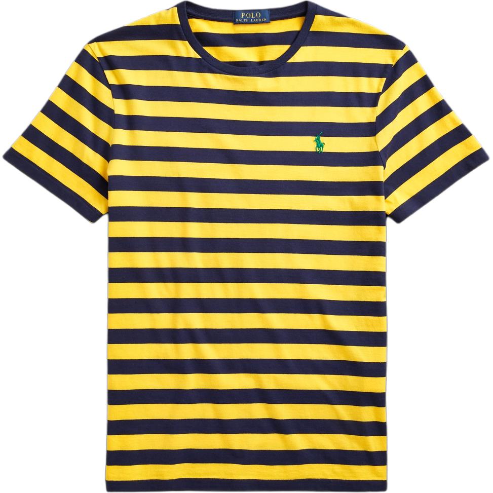 

Polo Ralph Lauren Футболка мужская с коротким рукавом, полосатая, из хлопкового трикотажа, приталенного кроя, 710823560-004 XXL