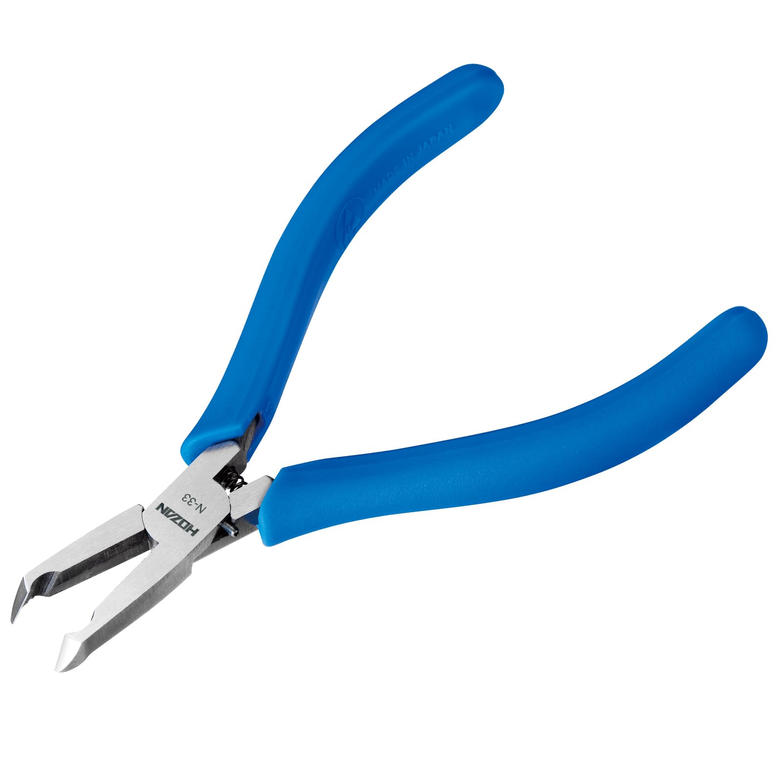 

HOZAN Косой конец для резки в глубоких местах Медный провод Медный многожильный провод Кусачки N-33, Зазоры, Вместимость 1,0 мм, 0,9 мм²