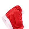 Christmas Poncho Adult Kids Hooded Poncho Short Fleece Role Play Poncho