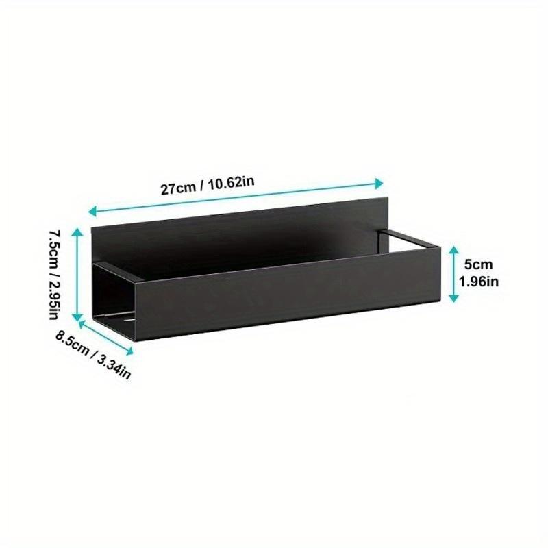 1/2pcs Magnetic Storage Shelf  Household Kitchen Refrigerator Washing Machine Side Hanging  Rack, Multifunctional Storage Rack