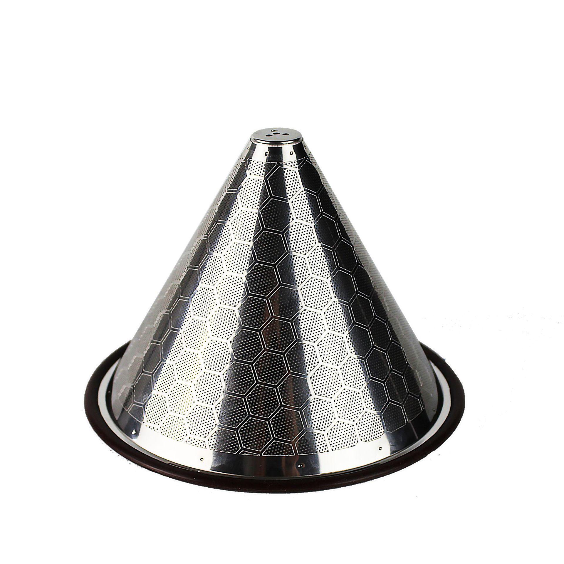 

Набор для фильтрации кофе V60 пуровер: Чайник из нержавеющей стали с бумажным ультратонким фильтром-воронкой. Single Unit