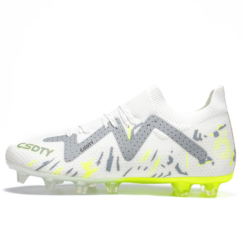 Professional Men Football Shoes Fast Grass Training Football Field Boots Indoor Original TF/FG Soccer Shoes Boy Training Sneaker