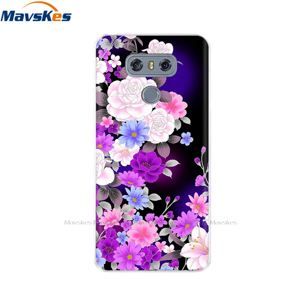 Soft TPU Case For Coque LG G5 G6 Case Cover Silicone Painted Phone Cover For LG G5 G6 Bumper Case Capa Fundas Coque