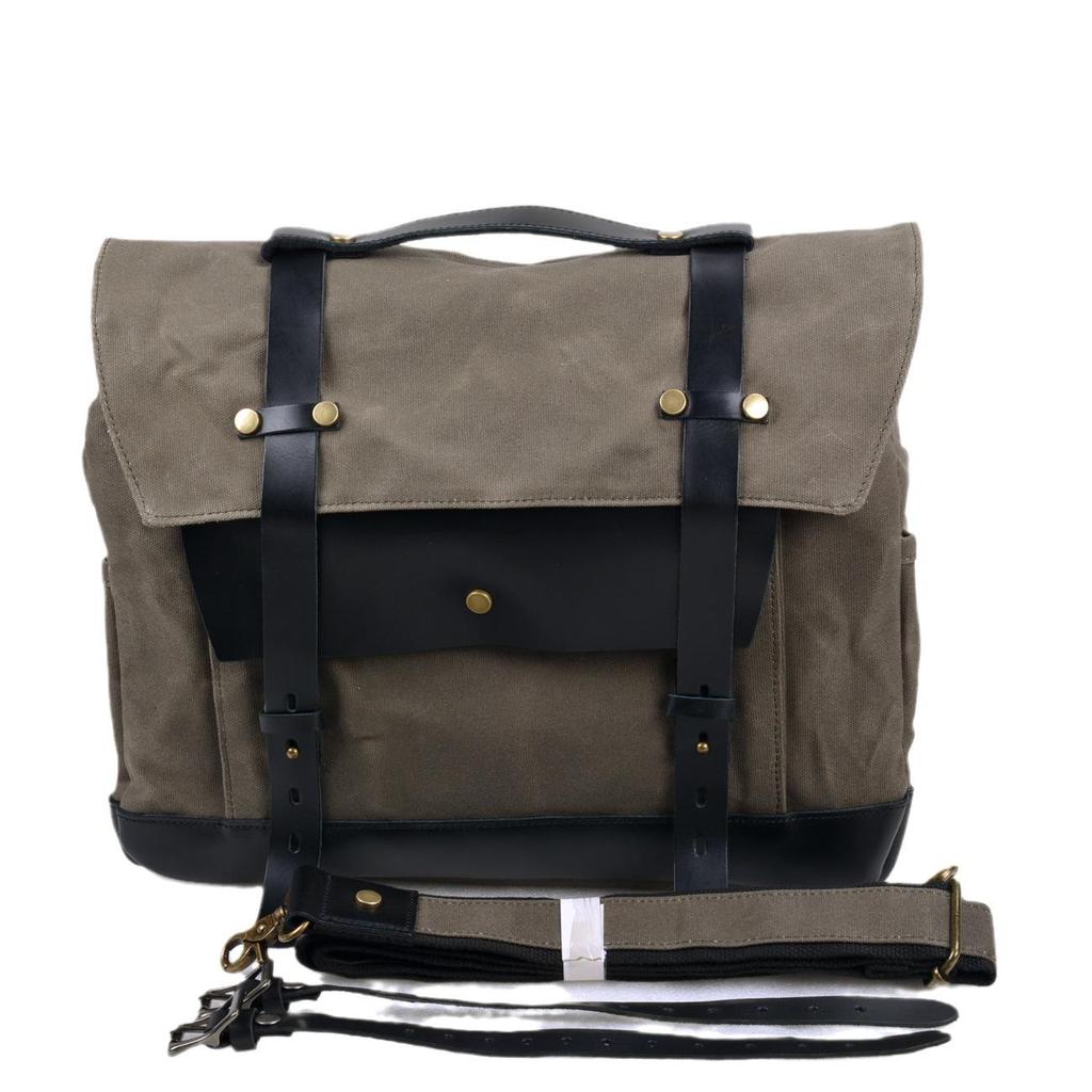 Waterproof Retro Motorcycle Knight Saddlebag & Tail Bag for Helmet & Cycling Gear