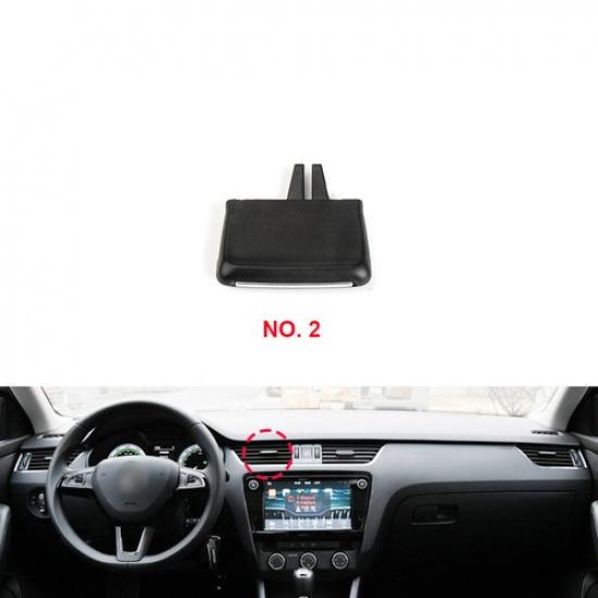 1pcs Car Front AC Vent Outlet Paddle Tab Clip For Skoda Octavia 2014-