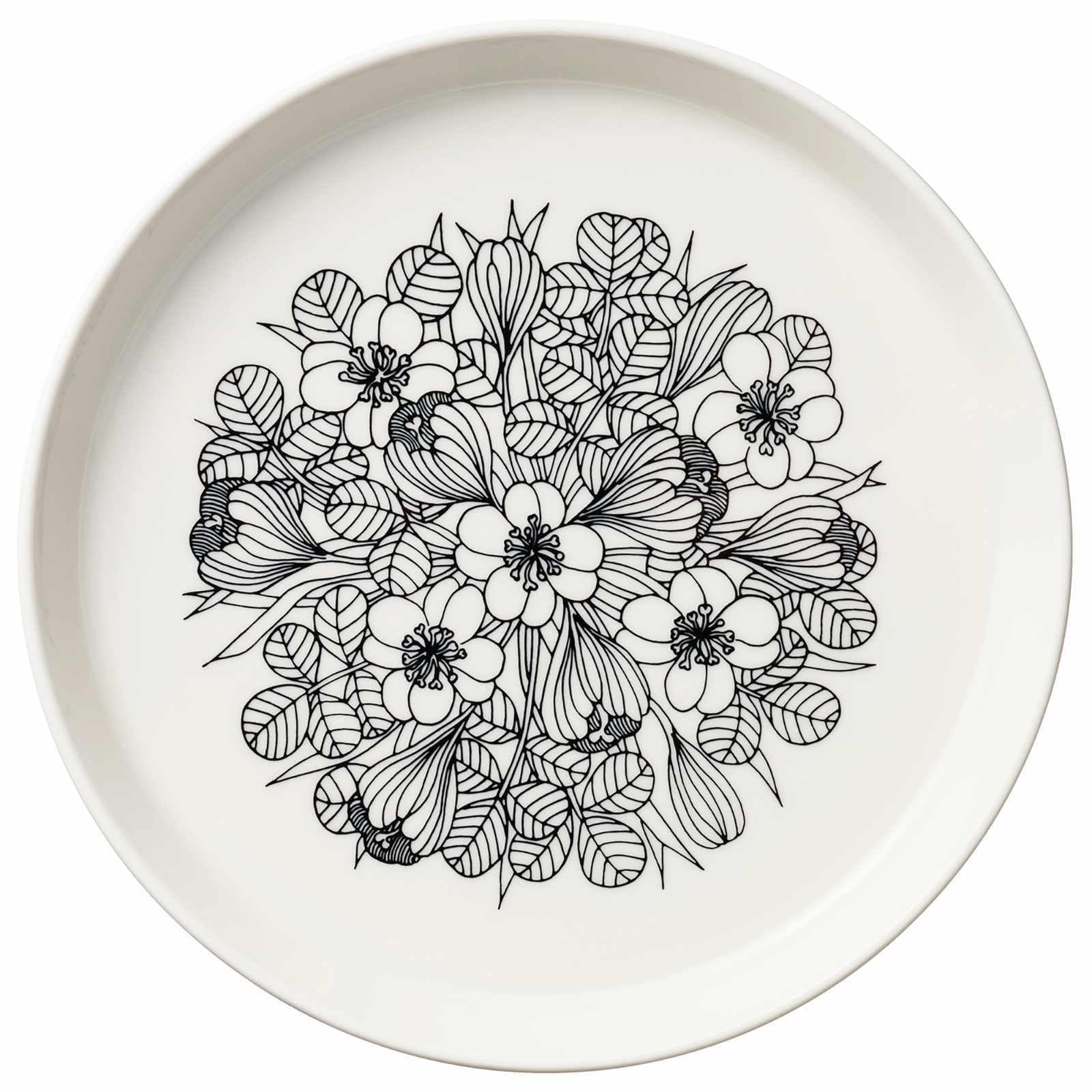 

ARABIA [Official Import] Arabia Crocus Plate, 19cm, Black, 1062355