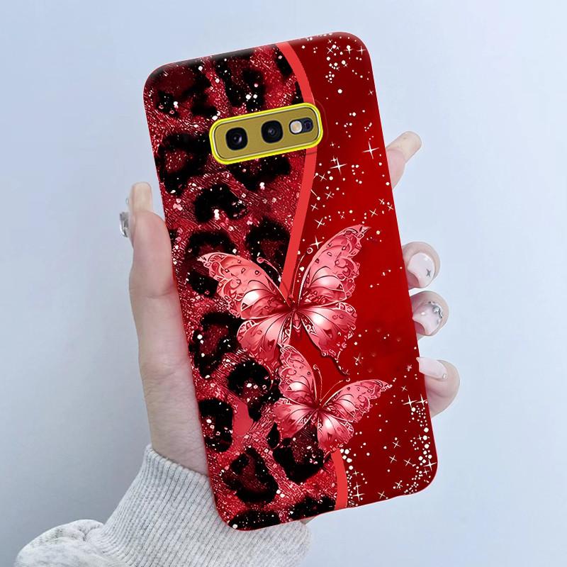 For Samsung Galaxy S10e Phone Case Flower Girls Design Soft Silicone TPU Back Housing for Galaxy S10E S10 E SM-G970F/DS Covers