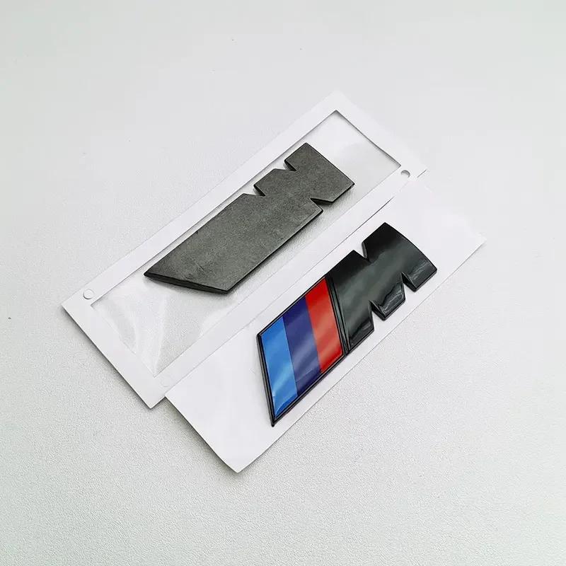 ABS Car Fender Side Emblem Rear Trunk Badge M Logo Sticker For BMW M M3 M5 M6 X3 E46 E90 F30 G20 E36 E34 X6 G20 G30 Accessories h1