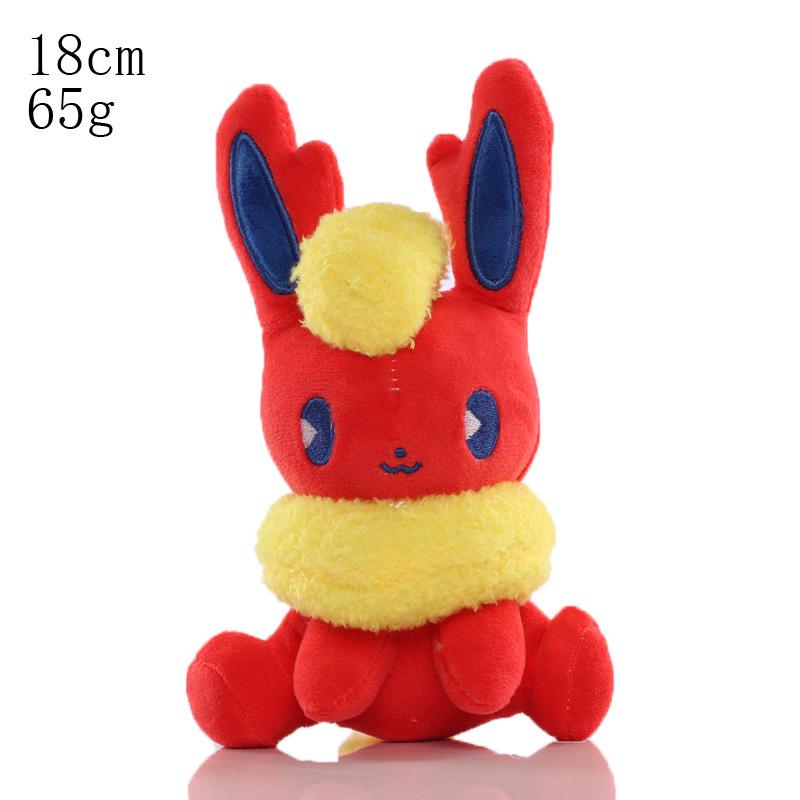 Conjunto de Chaveiros de Pelúcia Pokémon: Squirtle, Charmander, Psyduck, Bulbasaur & Pikachu