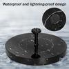 Floating Solar Fountain Bird Bath Solar Water Fountain with Multiple Nozzles Solar Powered Fountain for Garden Yard Pond Pool Outdoor