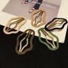 Metal Cloud Hair Clip Geometric Hollow Metal Hairpin Elegant Clouds Bb Clips  Party