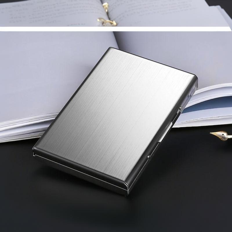 6/10 Slots Stainless Credit Card Holder Men Women Slim Anti Rfid Travel Id Debit Card Metal Case