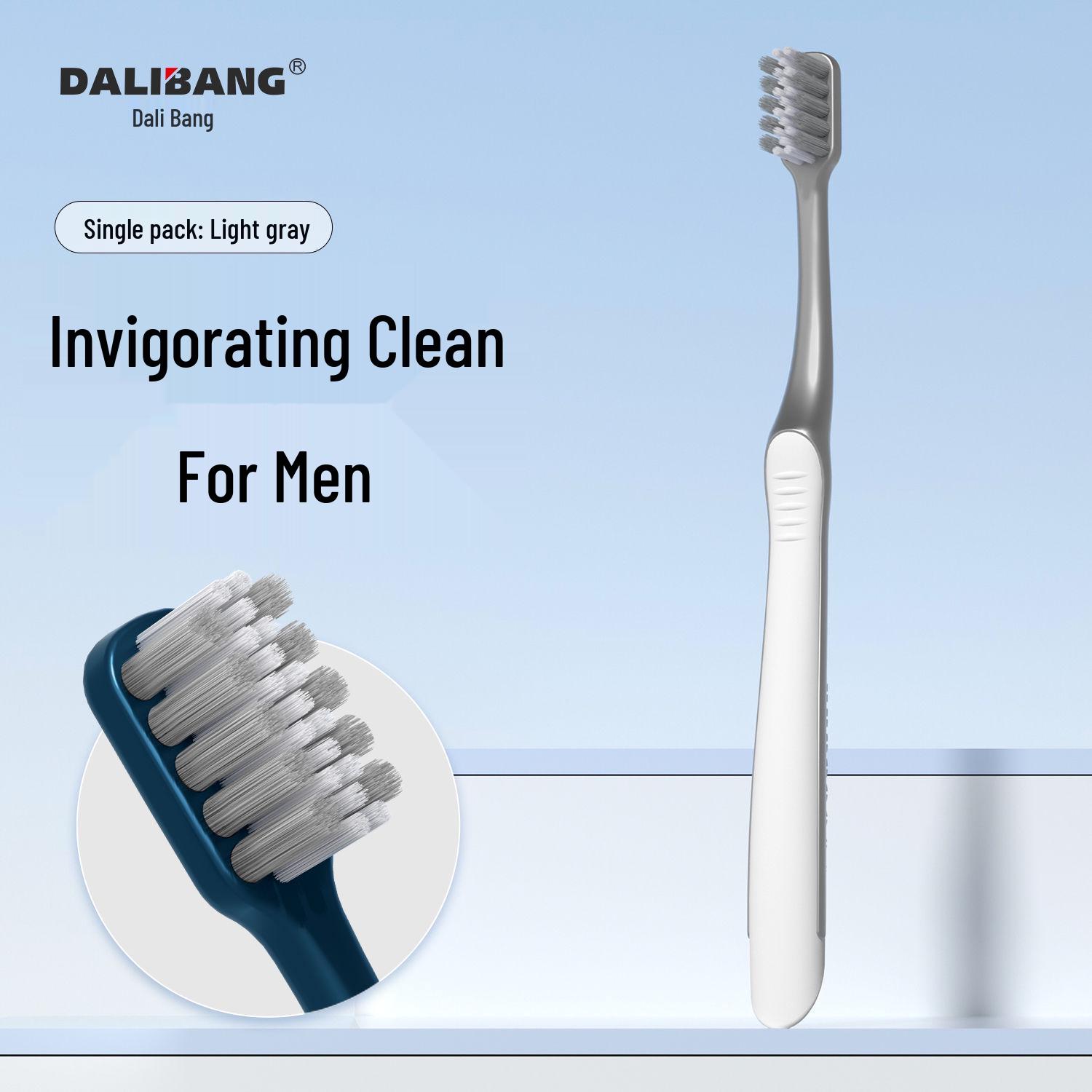 

Men s Medium Hard Travel Toothbrush - Single Pack