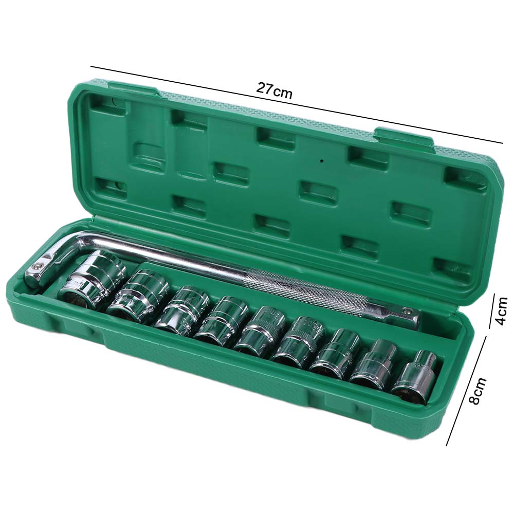 10pcs Lug Nut Wrench Repairing Tool Set Change Pry Bar Socket Spanner Tool  Bicycle Repair