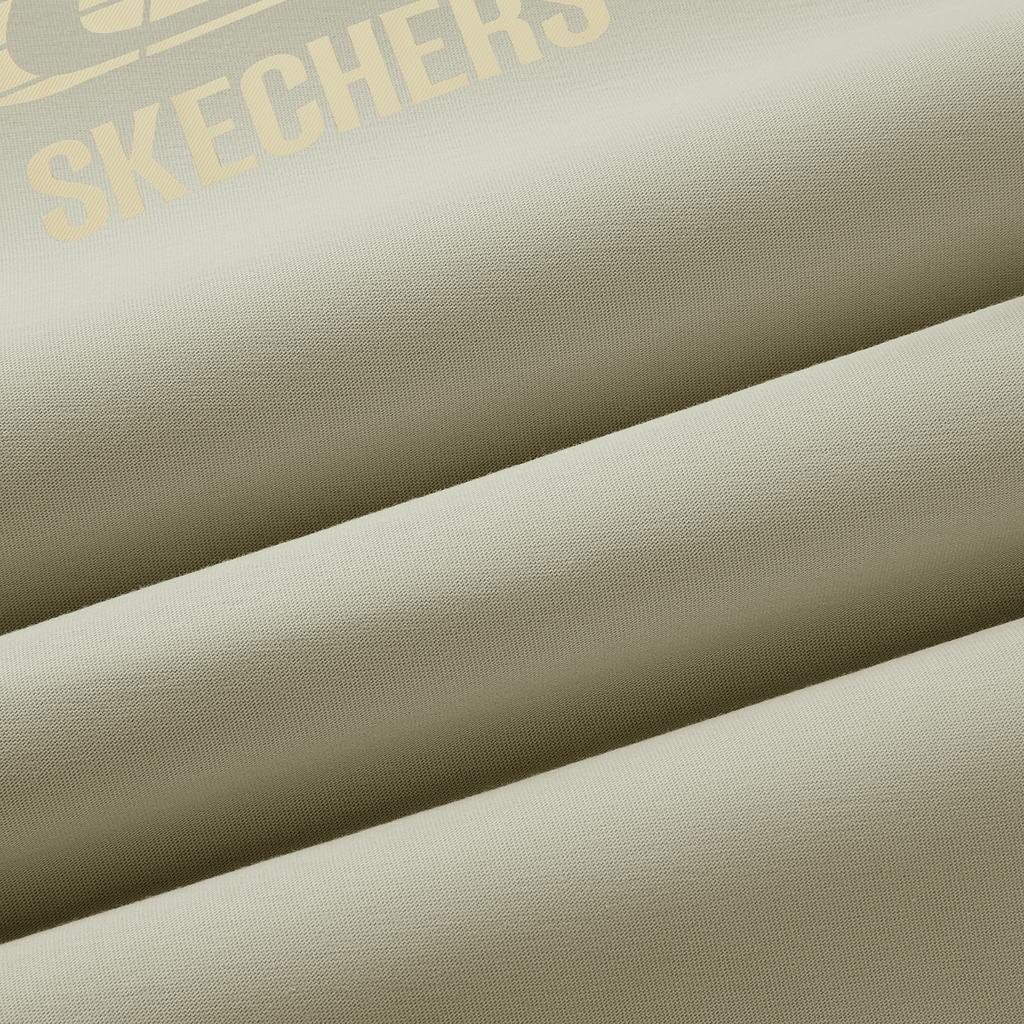 Skechers Solid Color Round Neck Short Sleeve Breathable T-Shirt Men tops L126M016-00V8