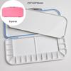 Multifunctional Watercolor Palette: 33/18 Grid Foldable Mixing Box with Flip-Top for Gouache Paints