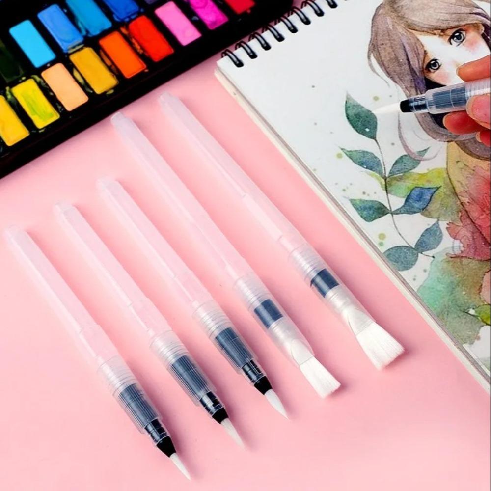 Professional Refillable Paint Brush Easy To Use Soft Watercolor Brush Ink Pen  Artist