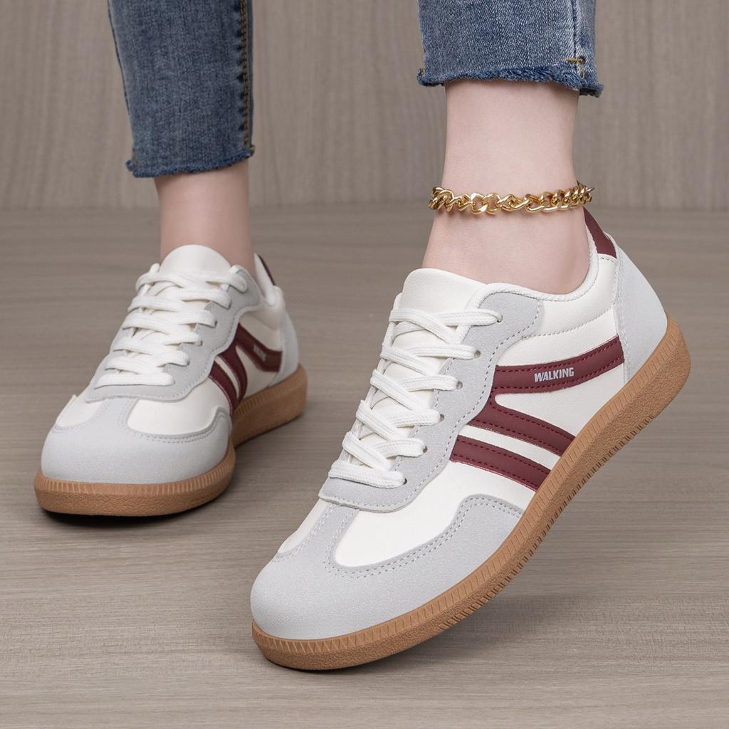 Women's Spring German Trainers, Casual Lightweight Soft Sole Sneakers, Fashion Comfort Women Shoes