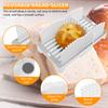 Bread Slicer Width Adjustable Bread Slicing Guide Detachable Slicer with Uniform Slices Kitchen Baking Tools Bread Cutting