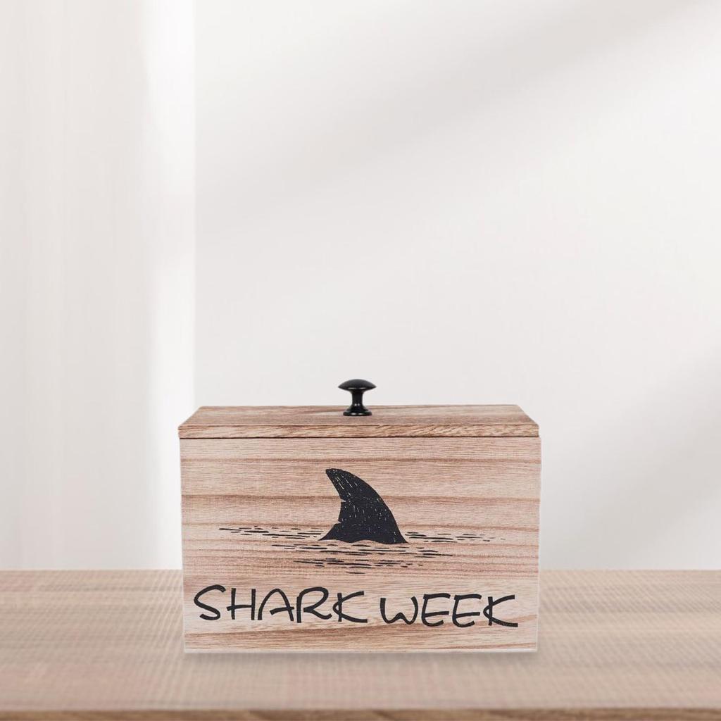 Wooden Household Storage Box Jewelry Box Bathroom Essentials Wooden Cotton