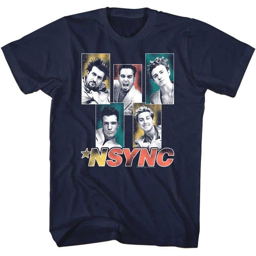 

NSYNC Famous Five Men s T Shirt S