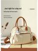 Stylish Maternity Handbag: Large-Capacity Multifunctional Bag with Insulated Milk Bottle Holder for Moms