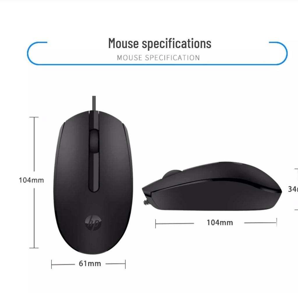 M10 Universal Wired Mechanical USB Mouse for Office, Home, Desktop, Laptop, Gaming - Frosted Design