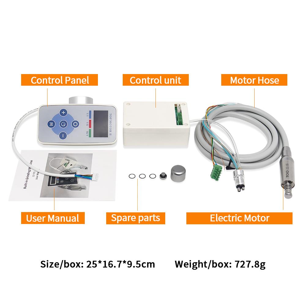 Dentaler Mikromotor Tragbar Bürstenlos Elektrisch Für Zahnmedizin Mit Internem Wasserspray Und LED Glasfaseranschluss 16:1 1:1 1:5