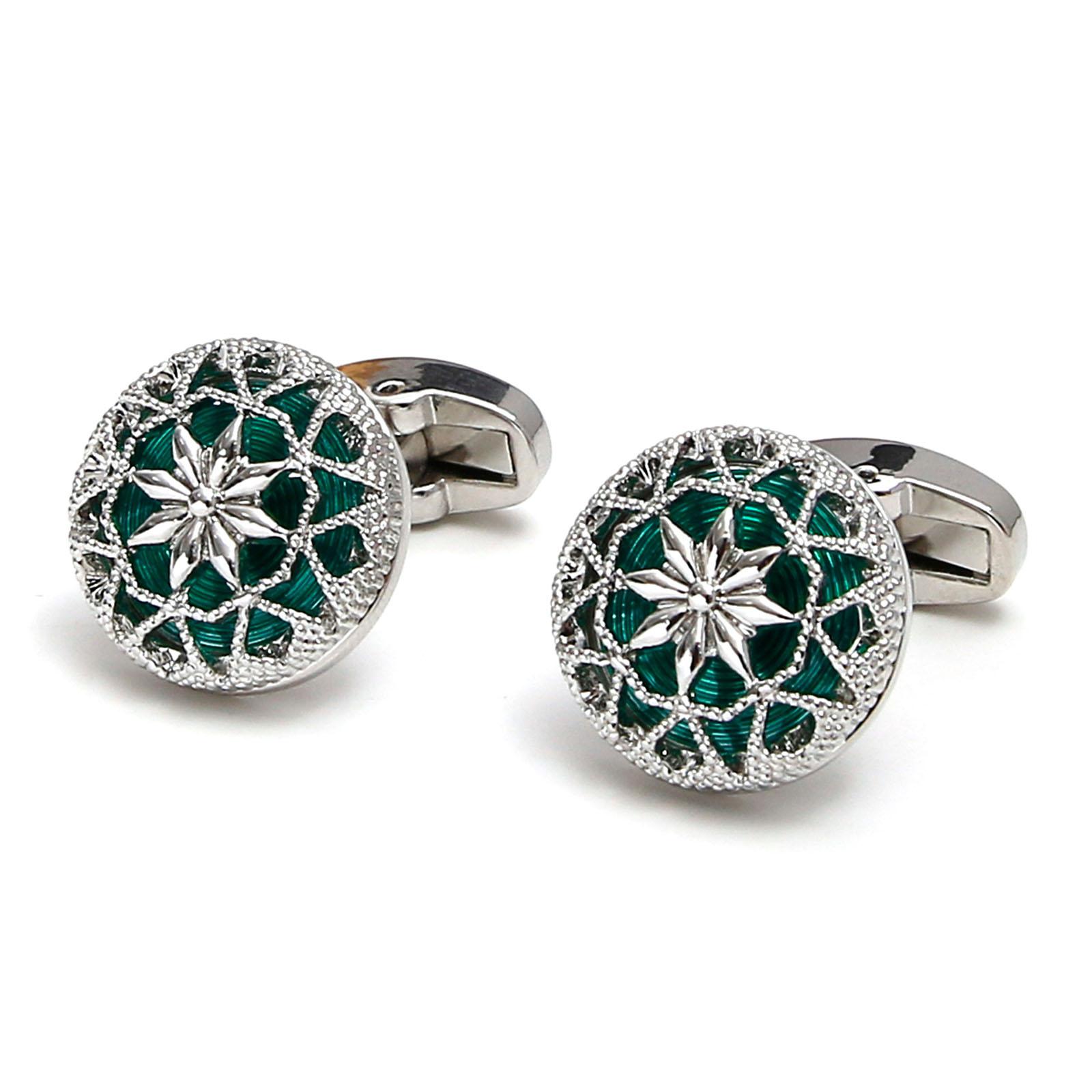 

Easy to Wear Men s Cufflinks Featuring Hollow Pattern Made from High Quality Material for Quick Style Enhancement
