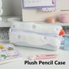 Plush Pencil Case Portable Pen Pouch INS Stationery Organizer  Back To School