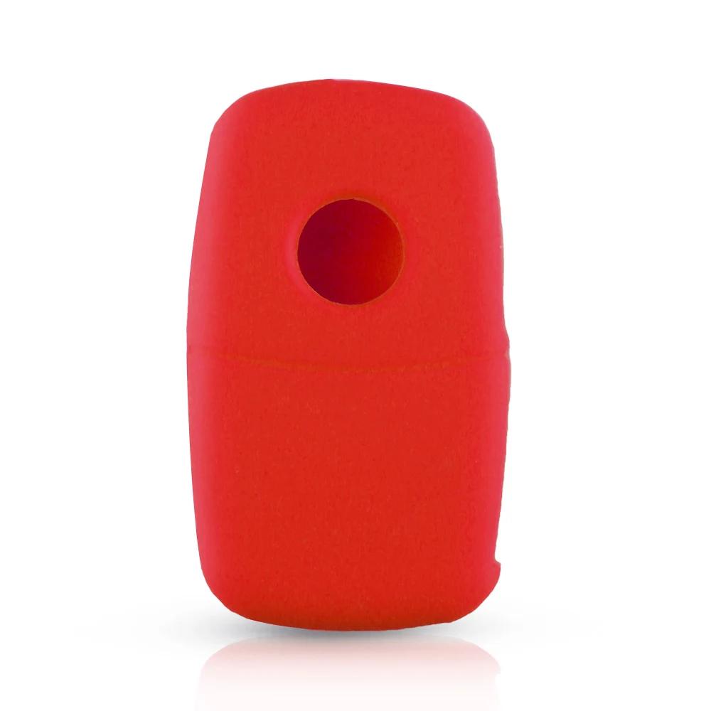 blsh7 KEYYOU Silicone Car Key Cover Case For VW Golf 4 5 6 Bora Jetta Polo Beet Passat For Skoda Octavia A5 Fabia For Seat Ibiza Leon