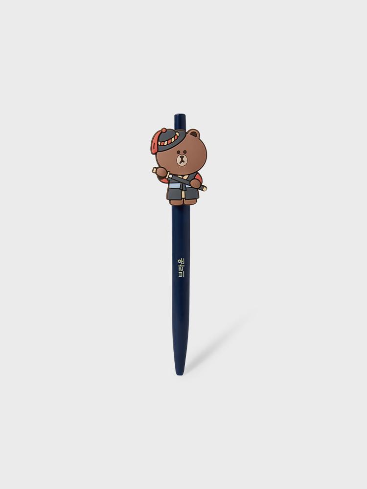 Line Friends Brown Tourist Gel Pen