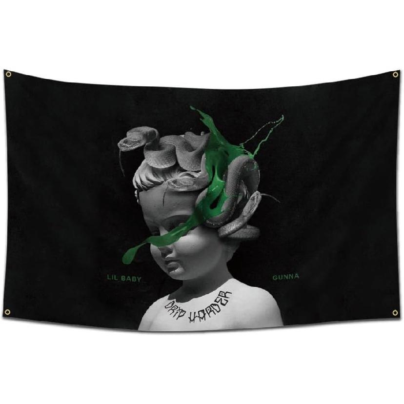 ENMOON Album Cover Tapestry 3x5Ft for Room Aesthetic Wall Art Bedroom Decor