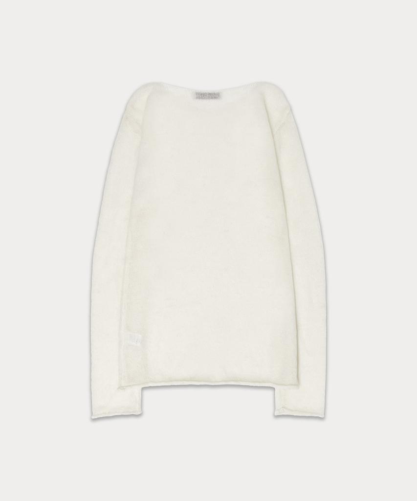 Sseomweeobeoteo See-Through Long Sleeve Knit - Ivory