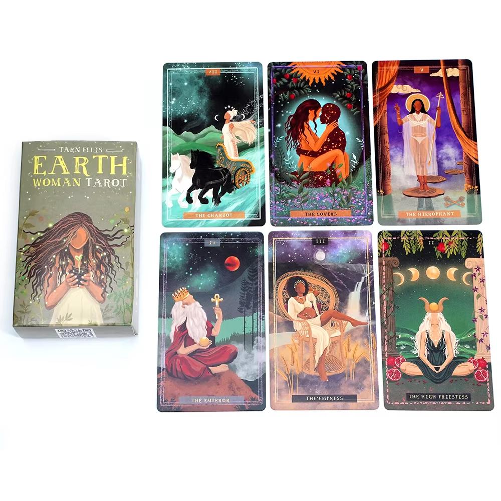 Earth Woman Tarot Deck 78 Pcs Tarot Cards Nurture Your Intuition and Celebrate Mother Nature's Wisdom