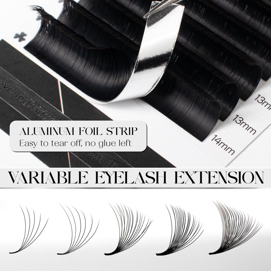 BEFER Easy Fan Lashes Super Soft Easy Fans Eyelash Extension Professional Natural Individual Eyelashes Extension Large Supplier
