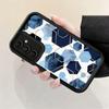 Phone Case for Samsung Galaxy S26 S25 Ultra S24 FE Geometric Marble Pattern Shell S23 Plus S22 + S21 S20 5G Soft Silicone Funda