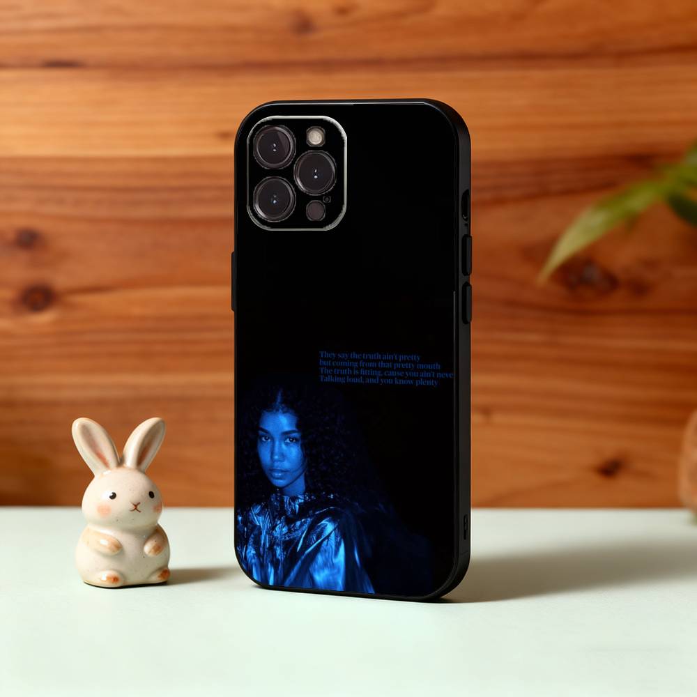J-Jhene Singer A-Aiko Trip Phone Case For iPhone17,16,15,14,13,12Plus,Pro Max,XS,5G Soft Silicone Black Cover