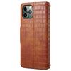 Leather Case for iPhone 12/12 Pro Crocodile Texture Wallet Shockproof Phone Cover
