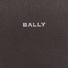 Bally Logo Zip Closure Leather Backpack Men Backpack Ebony 6308753