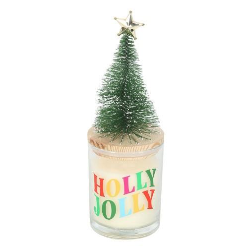 Something Different Holly Jolly Pine & Fir Christmas Tree Candle
