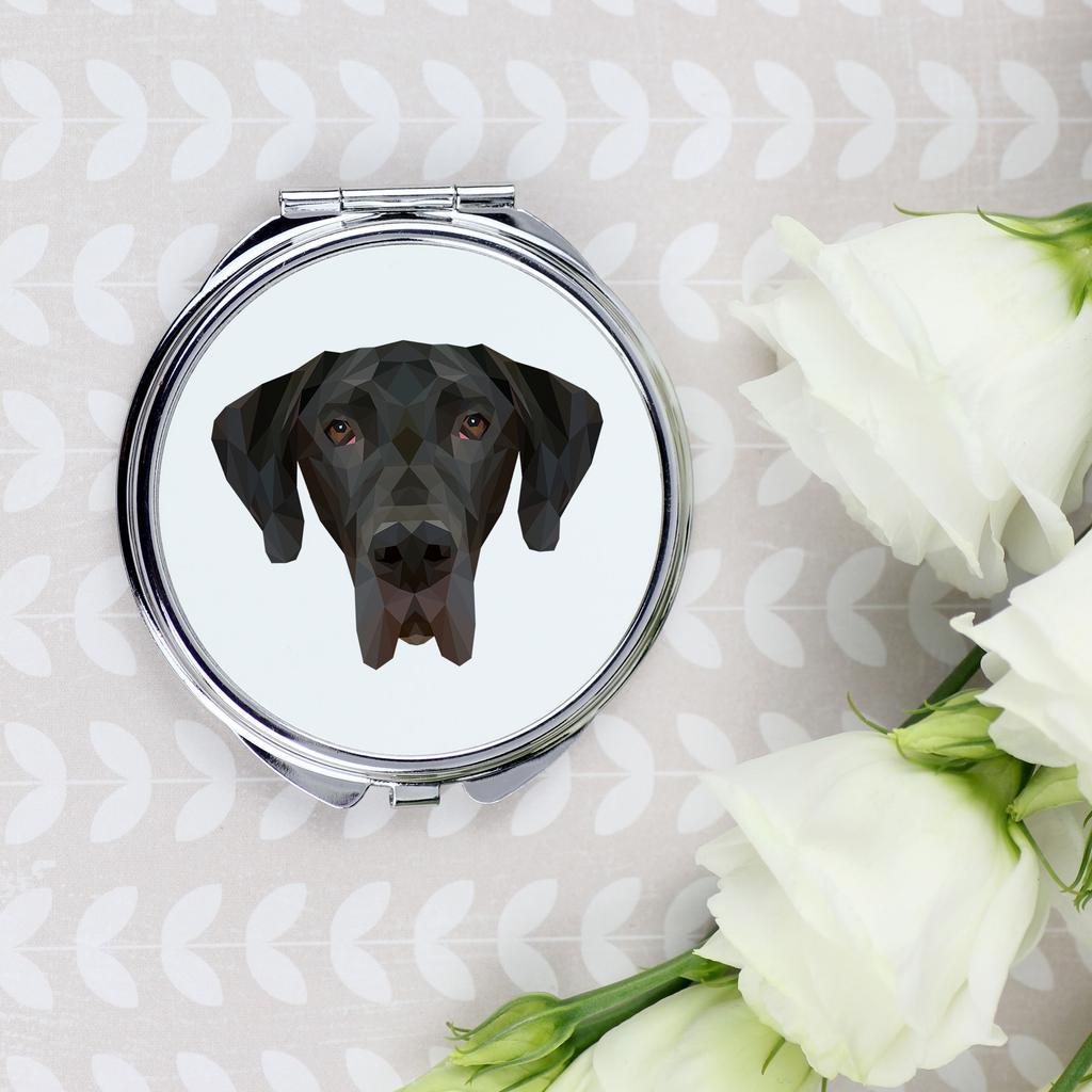 Dog Niemiecki I -Lusterko Ze Zdjęciem I Napisem Geometryczne Marki Art-Dog