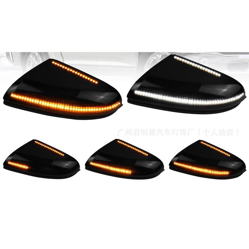 Turn Signal Lamp 68064948AA Compatible with Dodge Ram Side Mirror Sequential Turn Signal Car Accessories Lighting Components Floor lamp  black