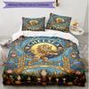 3-teiliges Bettbezug-Set (1 * Bettbezug + 2 * Kissenbezug, ohne Kern), Chelsea Football Club Druck Weiches Ganzjahres-Bettwäscheset, Heimschlafzimmer-Dekoration Geschenk