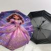 1PC Princess Castle Umbrella-8-Rib Reinforced, Automatic Open, Lightweight & Durable, Fashion Accessory for Outdoor, J0382