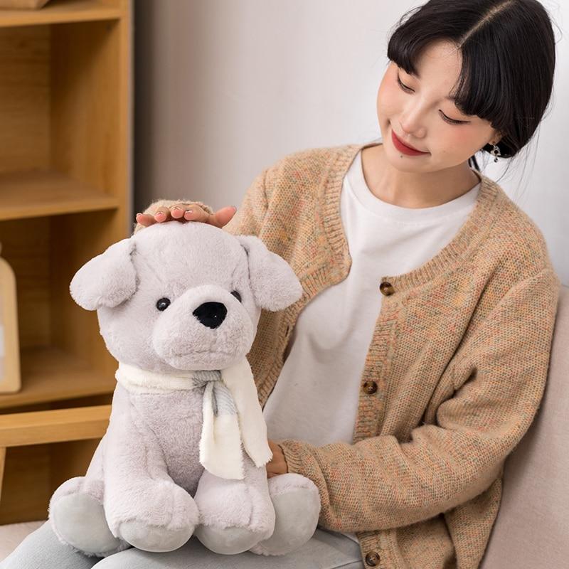 1pc 25 /30 /40cm Lovely Animal Sweet Pig Bear Sheep Dog Plush Toy Soft Cartoon Stuffed Soft Doll For Baby Girls Pillow Gift