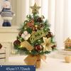 Christmas Decoration Desktop Christmas Tree Home 45CM60CM Ornament Mini Plush Tree Simulation Tree Package