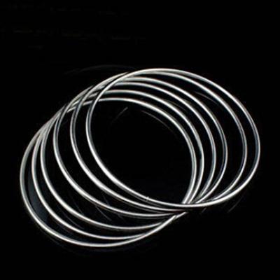 Chinese Linking Rings 6 Rings Set,Magnetic Lock 30cm - Chrome - Magic tricks,Stage magic,comedy,mentalism,Illusion,wholesale