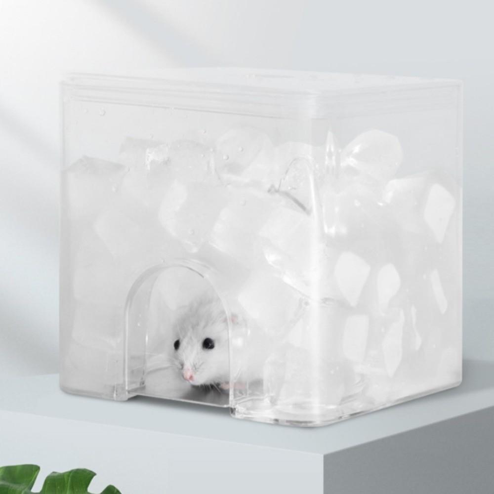 Cooling Triangle Hamster Cage High Transparency Small Pets Ice House  Summer